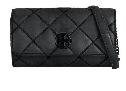 Willa WOC, &pound;160, Handbags, Black, Faux Leather, Front view
